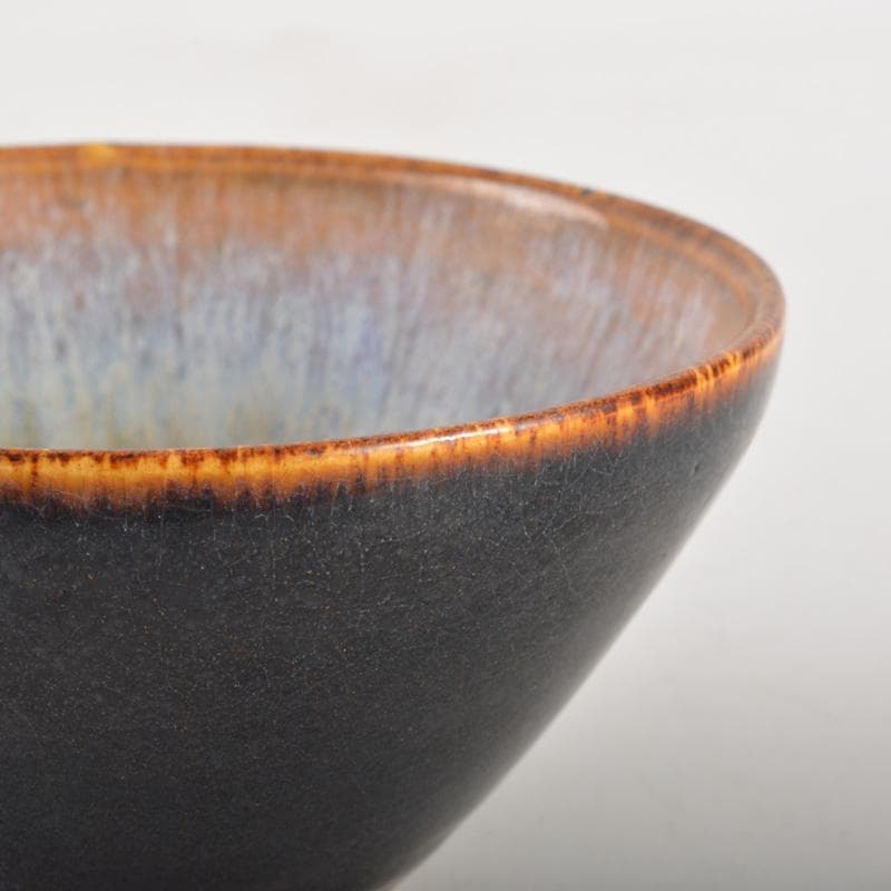 中国　宋代　建窯　兎毫盞　天目茶碗　C　6516