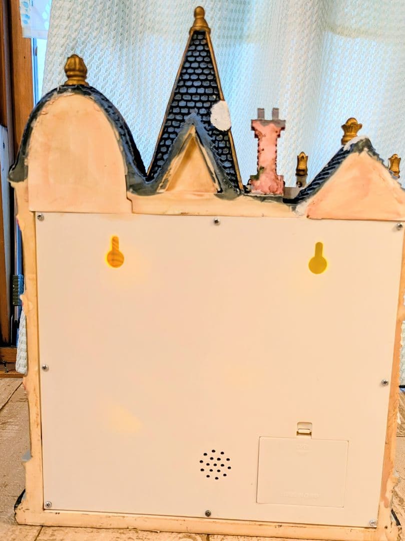 ❤️壁掛けタイプLemax灯り&曲付きXmasの家の置物❤️1901