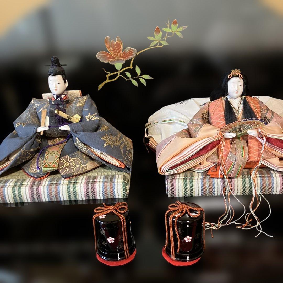 雛人形　秀峰作親王飾り① ※①②とセットで購入して下さい。