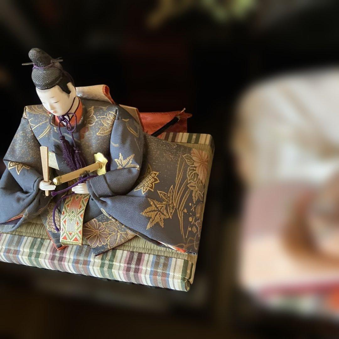 雛人形　秀峰作親王飾り① ※①②とセットで購入して下さい。