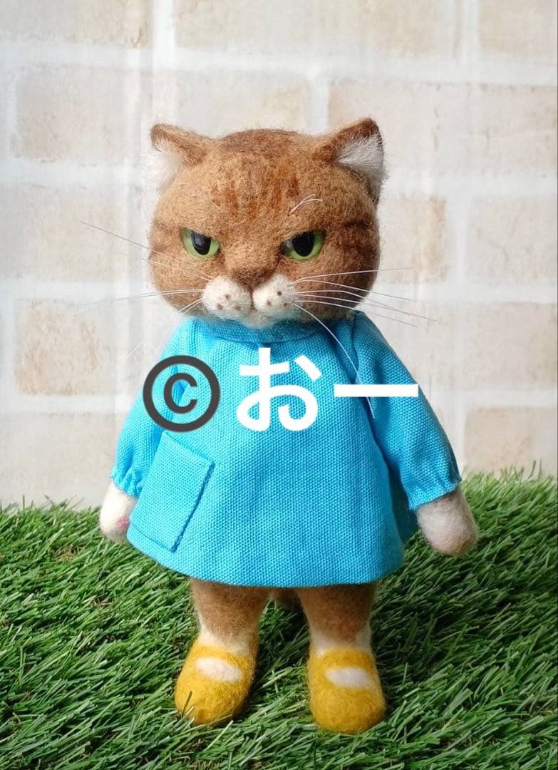 羊毛フェルト⭐︎ 入園　春　桜　猫