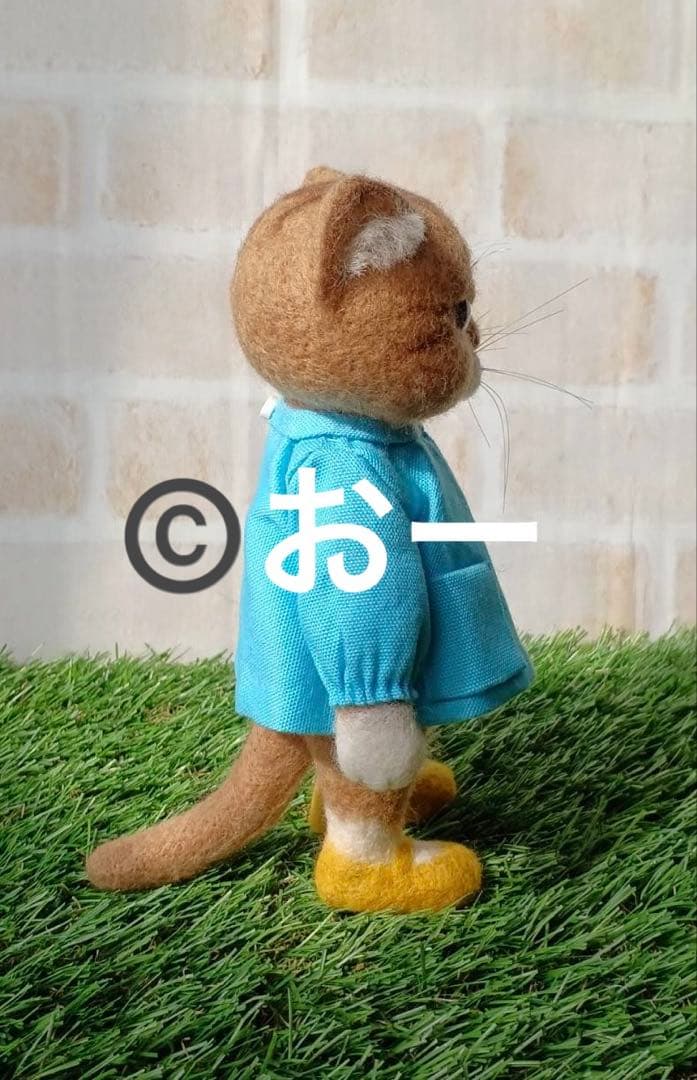 羊毛フェルト⭐︎ 入園　春　桜　猫