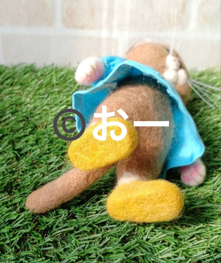 羊毛フェルト⭐︎ 入園　春　桜　猫