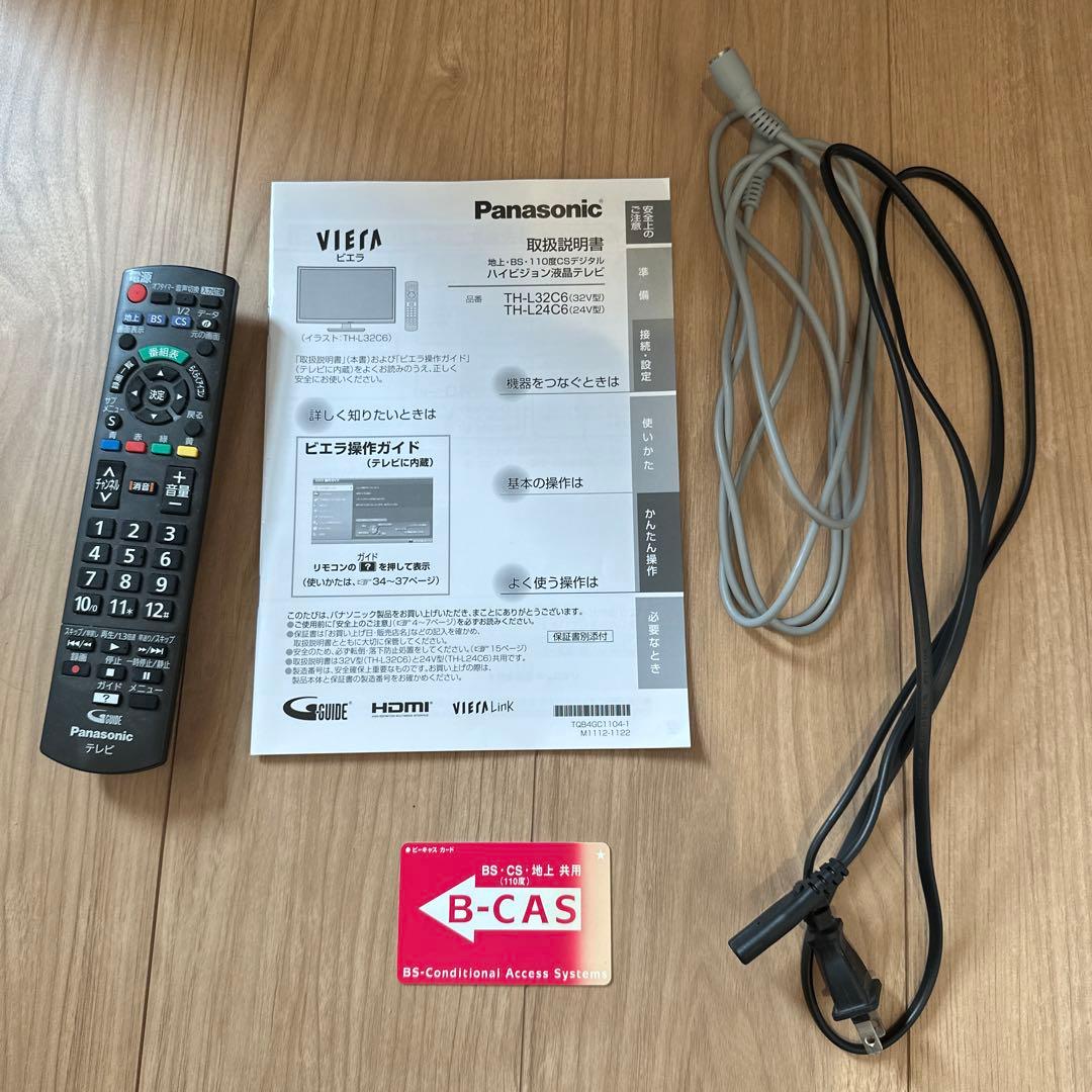 Panasonic VIERA テレビ TH-L32C6 付属品あり 32V型