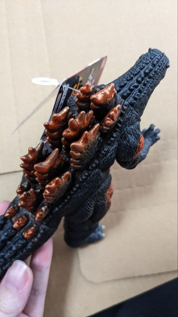 【タグ付き】ムービーモンスターシリーズ バーニングゴジラ バンダイ【ほぼ新品】