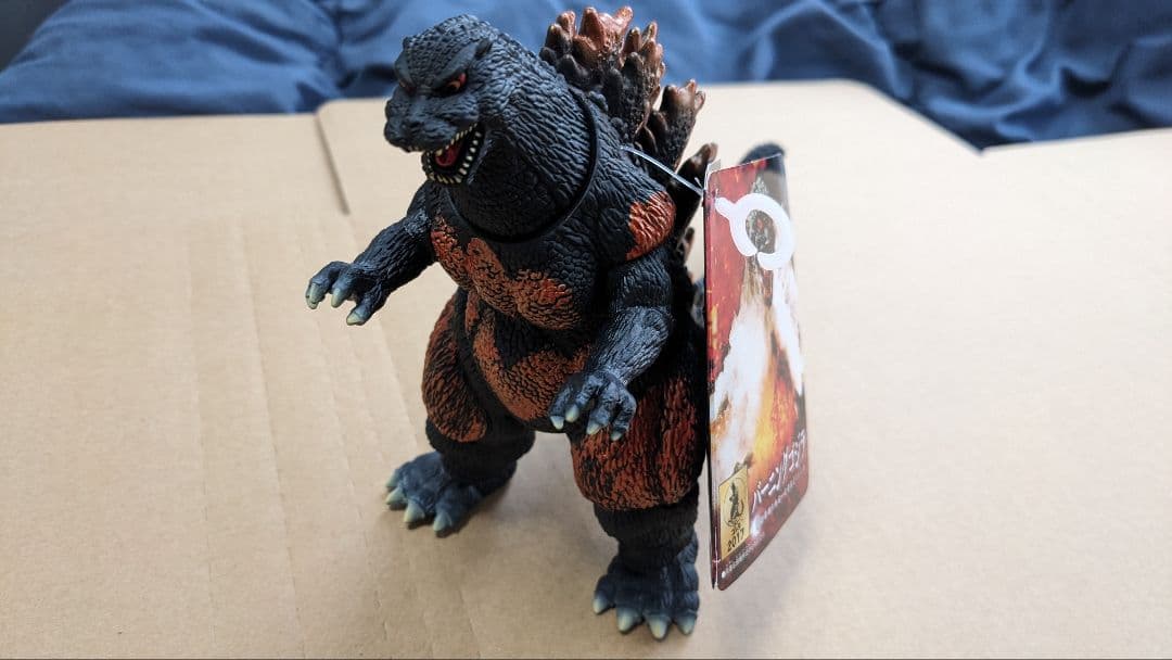 【タグ付き】ムービーモンスターシリーズ バーニングゴジラ バンダイ【ほぼ新品】