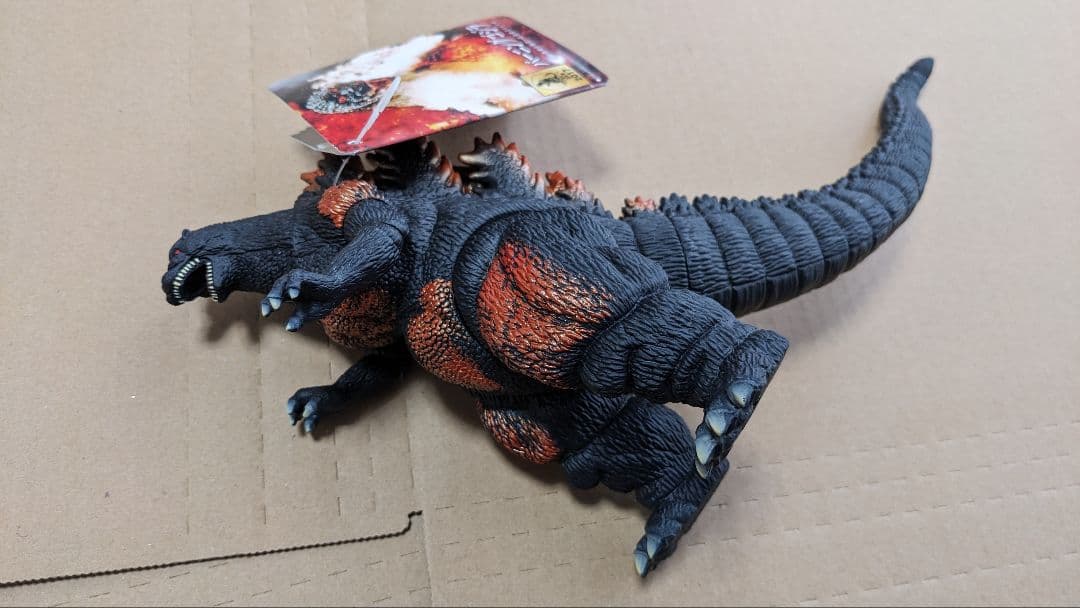 【タグ付き】ムービーモンスターシリーズ バーニングゴジラ バンダイ【ほぼ新品】