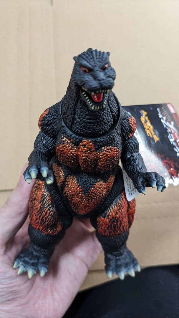 【タグ付き】ムービーモンスターシリーズ バーニングゴジラ バンダイ【ほぼ新品】