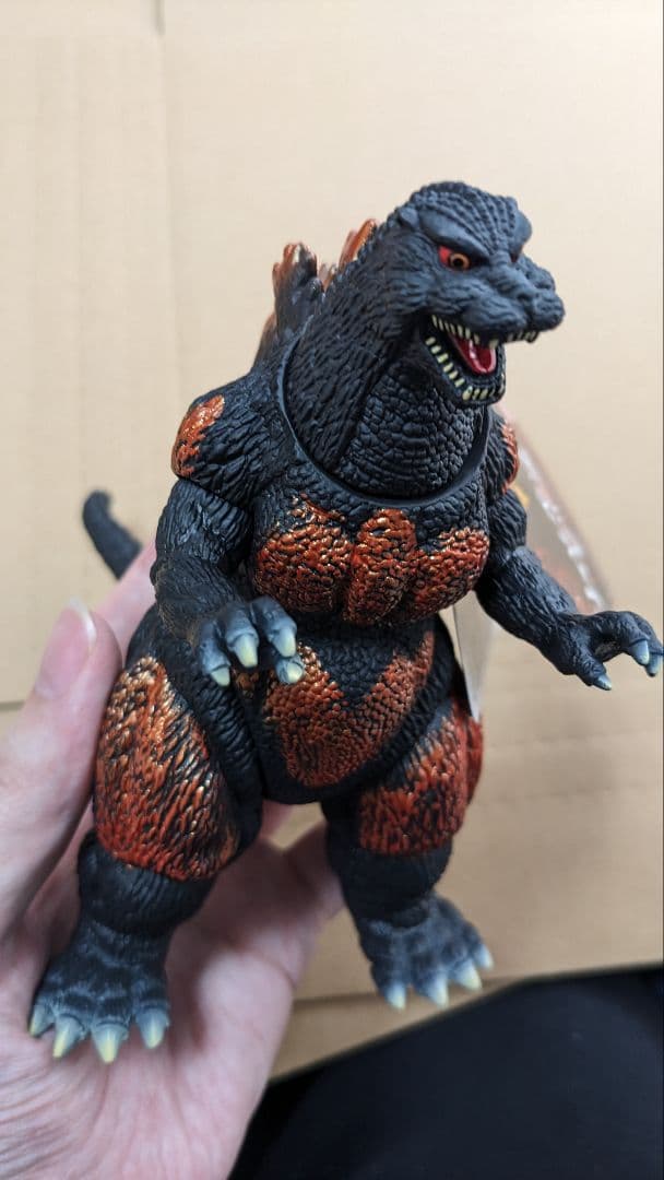【タグ付き】ムービーモンスターシリーズ バーニングゴジラ バンダイ【ほぼ新品】