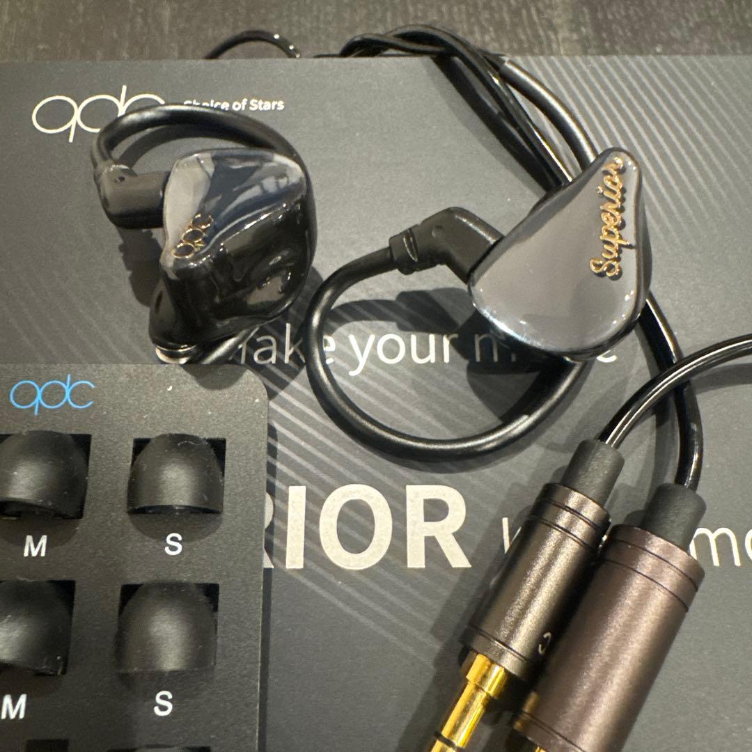 qdc SUPERIOR ブラック4.4mmケーブル付属