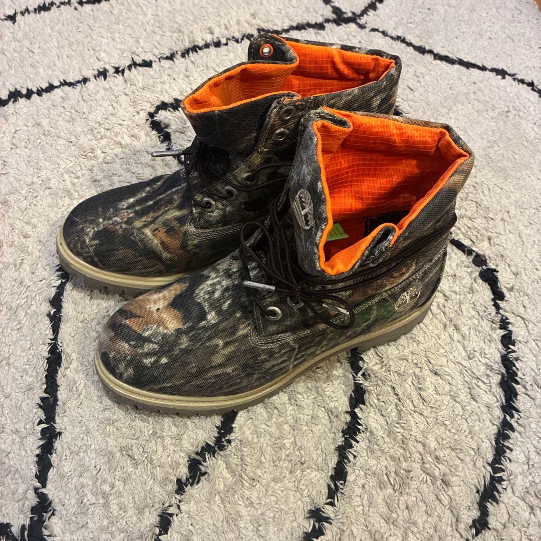 【値下げ可能】Timberland ブーツ カモ柄 迷彩柄