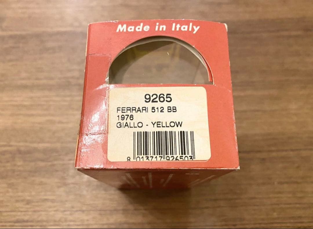 中古品 希少！1/43 ベストモデル フェラーリ 512BBi イエロー