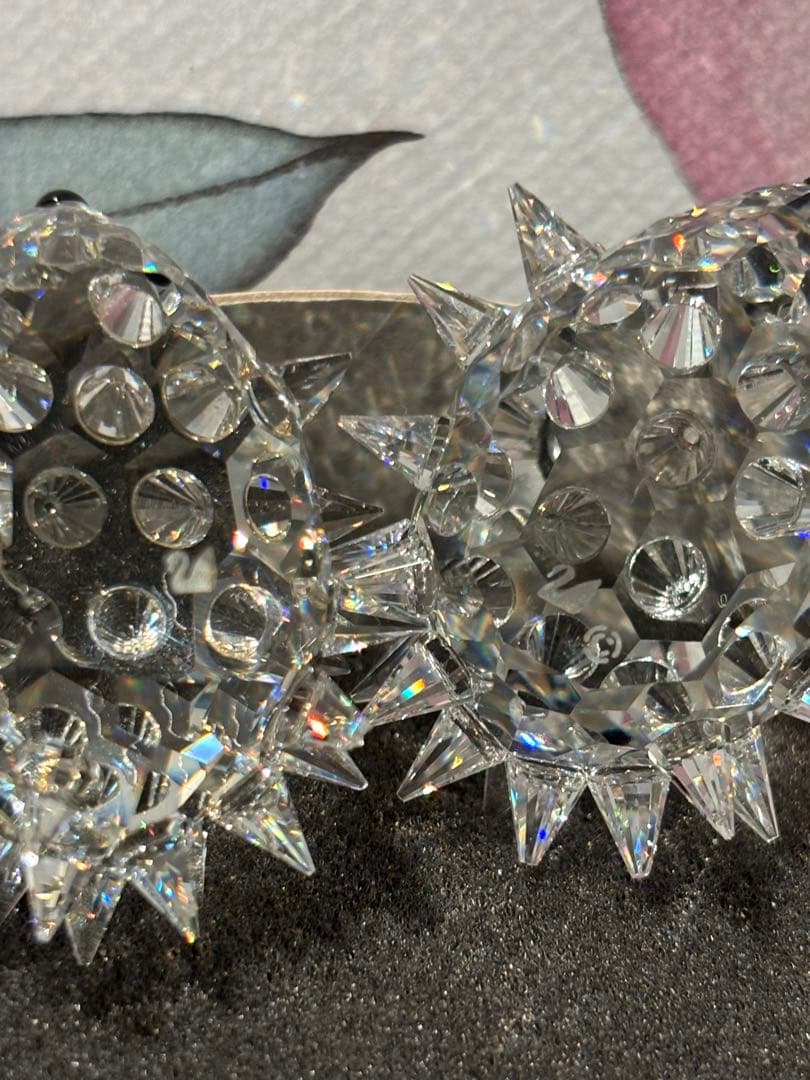 スワロフスキー　ハリネズミ3体セット