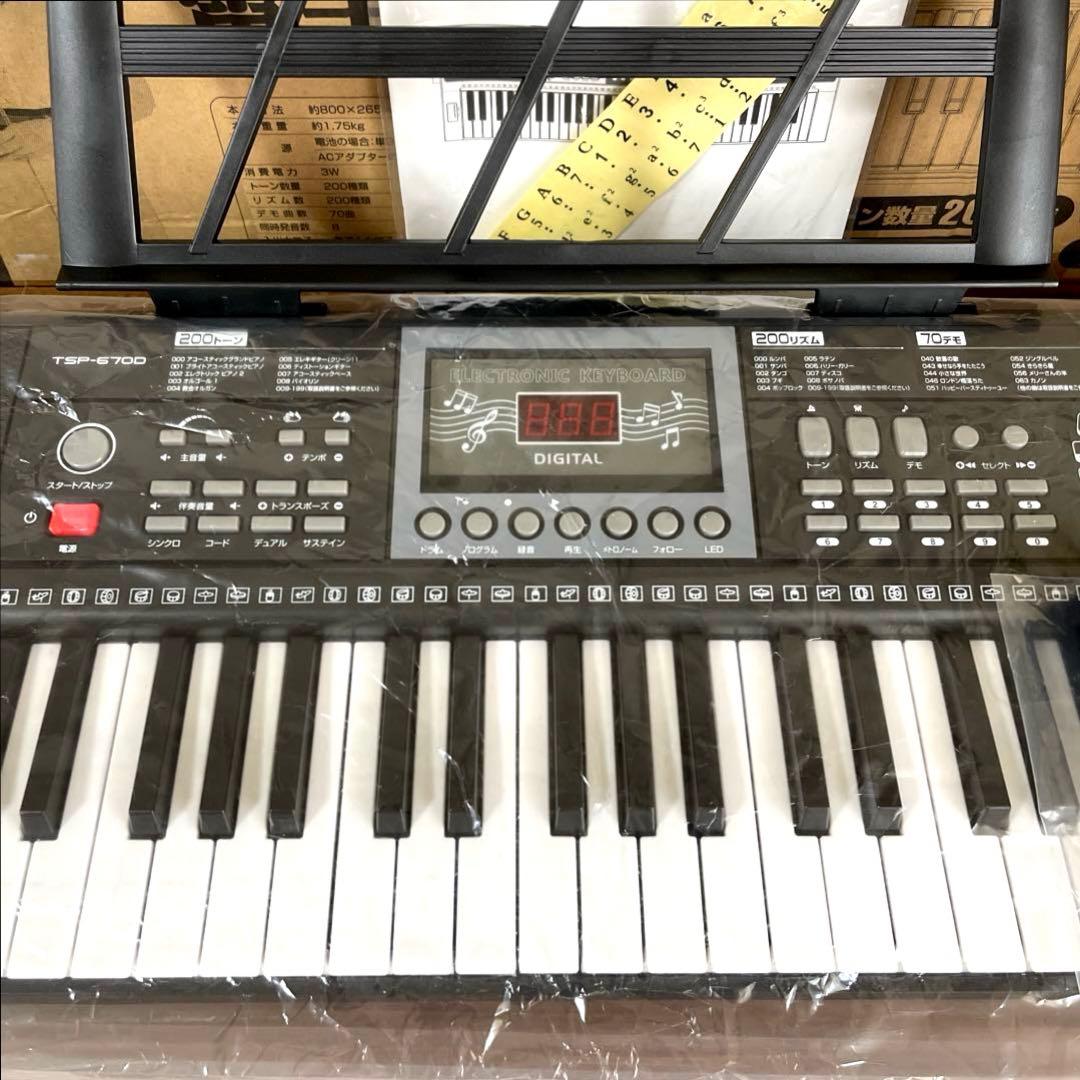 は*ん様 【新品未使用】夢グループ ガイド機能付き 電子ピアノ TSP-670D