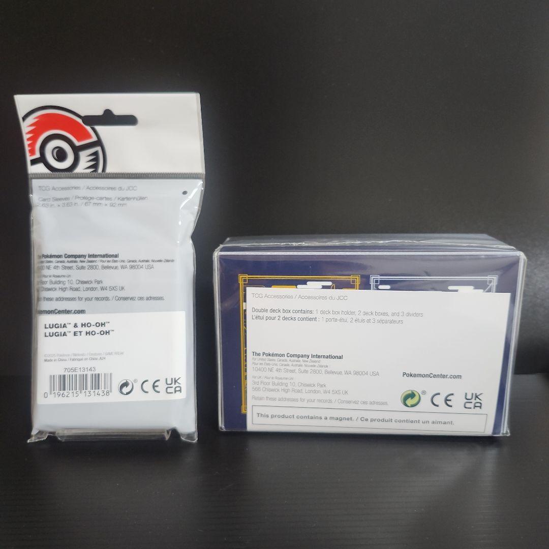 ルギア&ホウオウ　プレイマット　スリーブ　 デッキケース　海外ポケモンセンター
