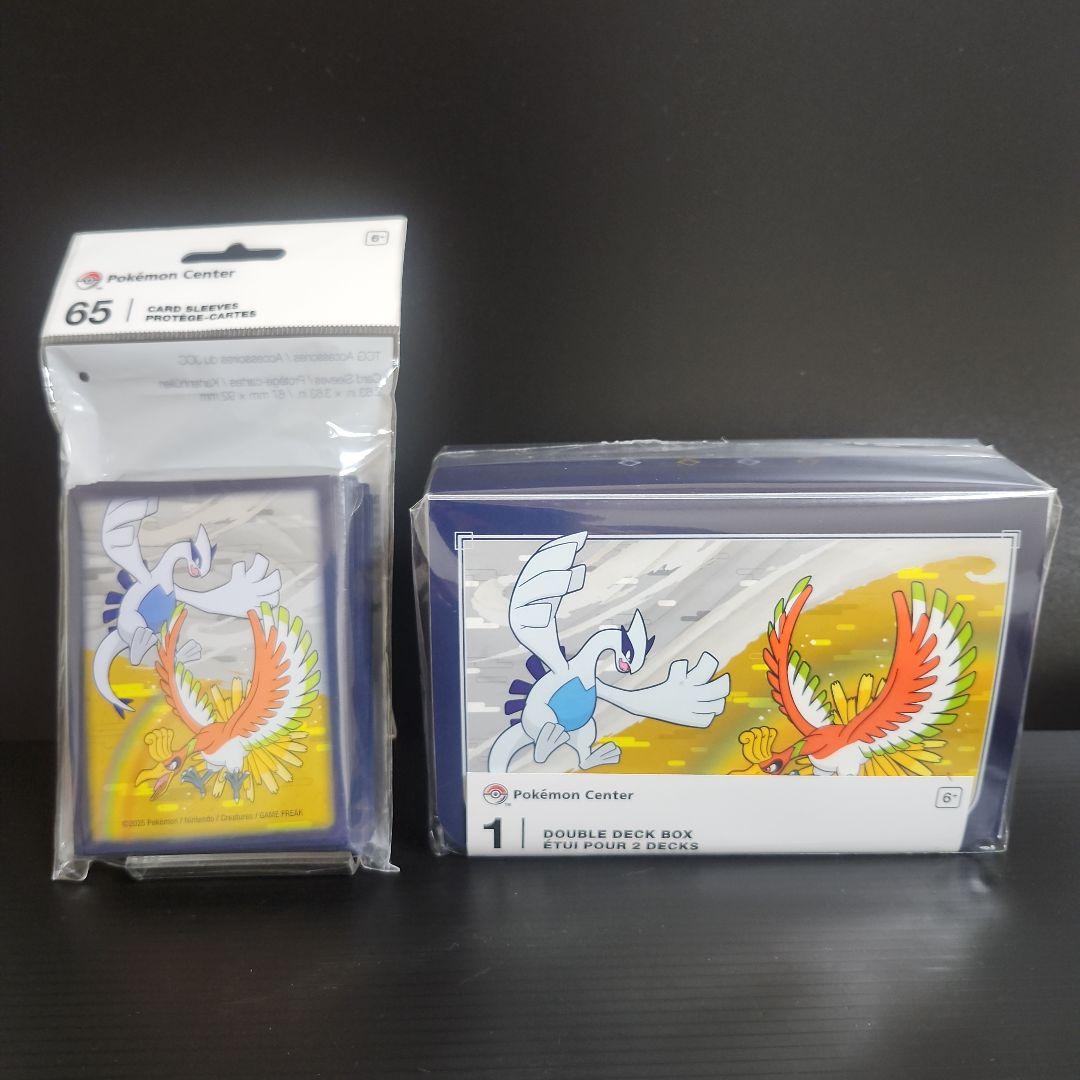 ルギア&ホウオウ　プレイマット　スリーブ　 デッキケース　海外ポケモンセンター