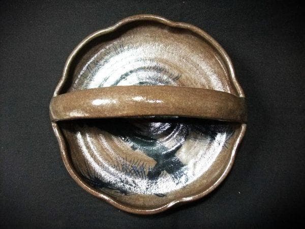 乾山写 手附 菓子鉢 「平安 集雲」京焼 清水焼 共箱