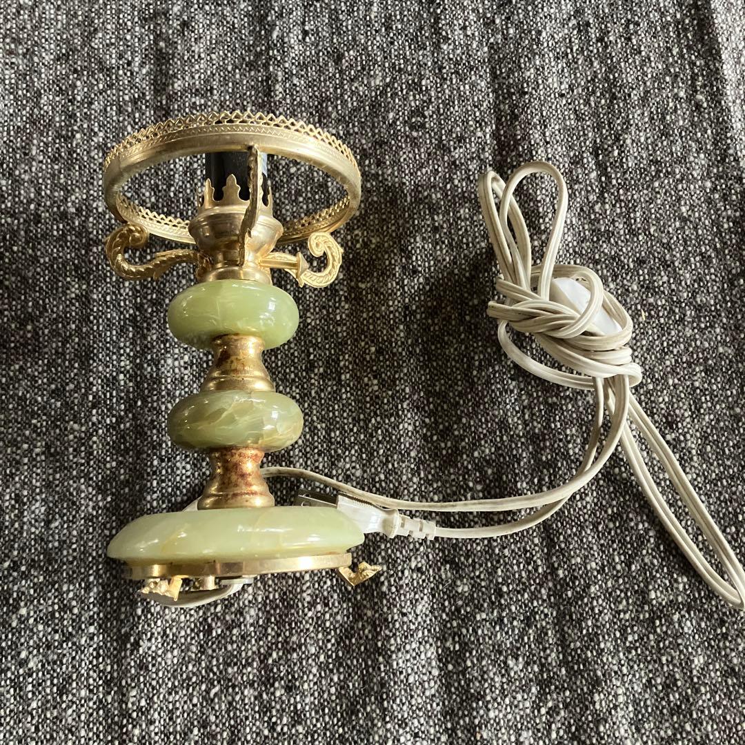 ONYX ART オニキスアート　大理石 イタリア製  レトロ　ライト　スタンド