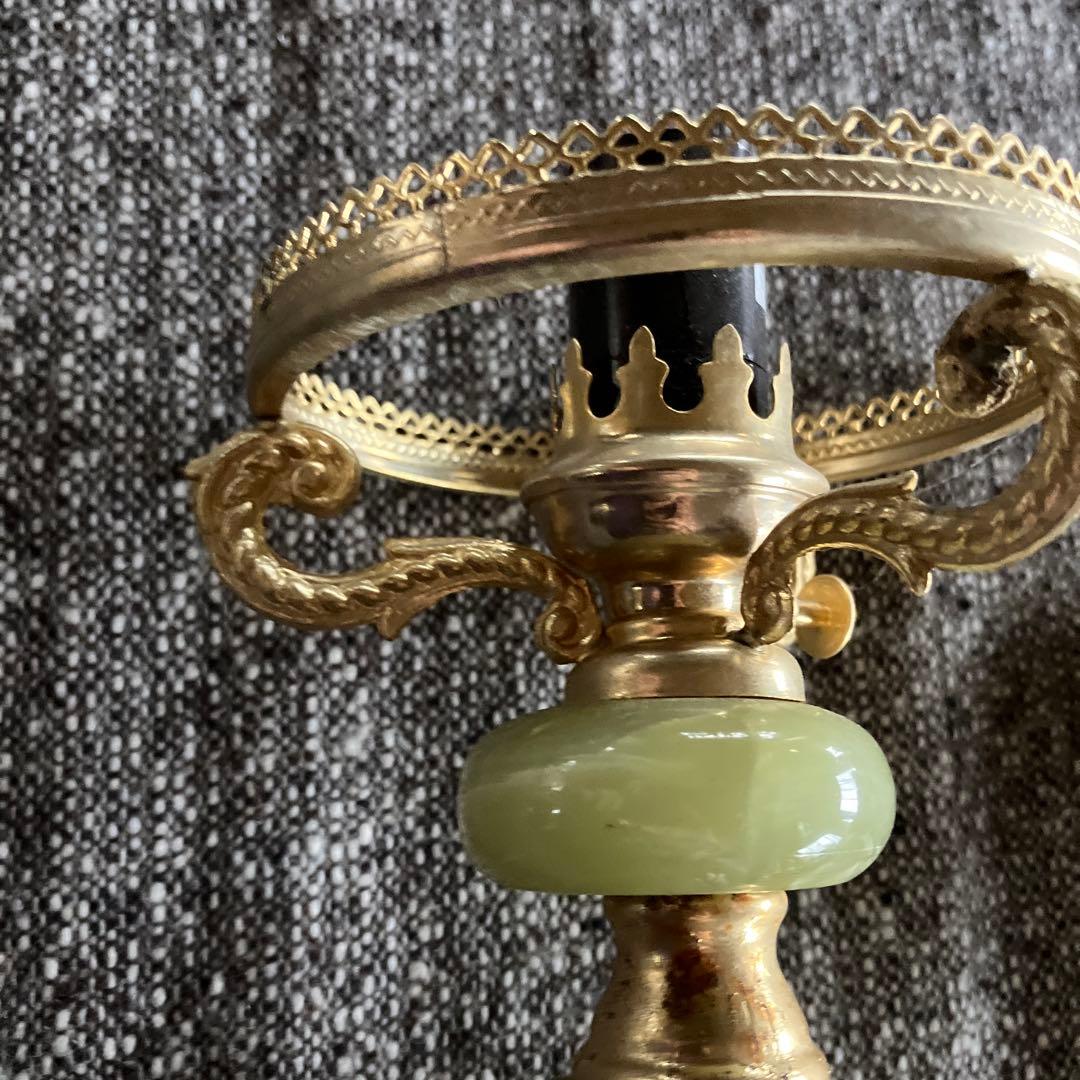 ONYX ART オニキスアート　大理石 イタリア製  レトロ　ライト　スタンド