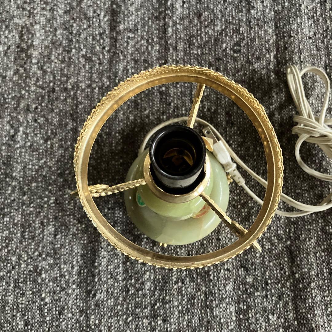 ONYX ART オニキスアート　大理石 イタリア製  レトロ　ライト　スタンド