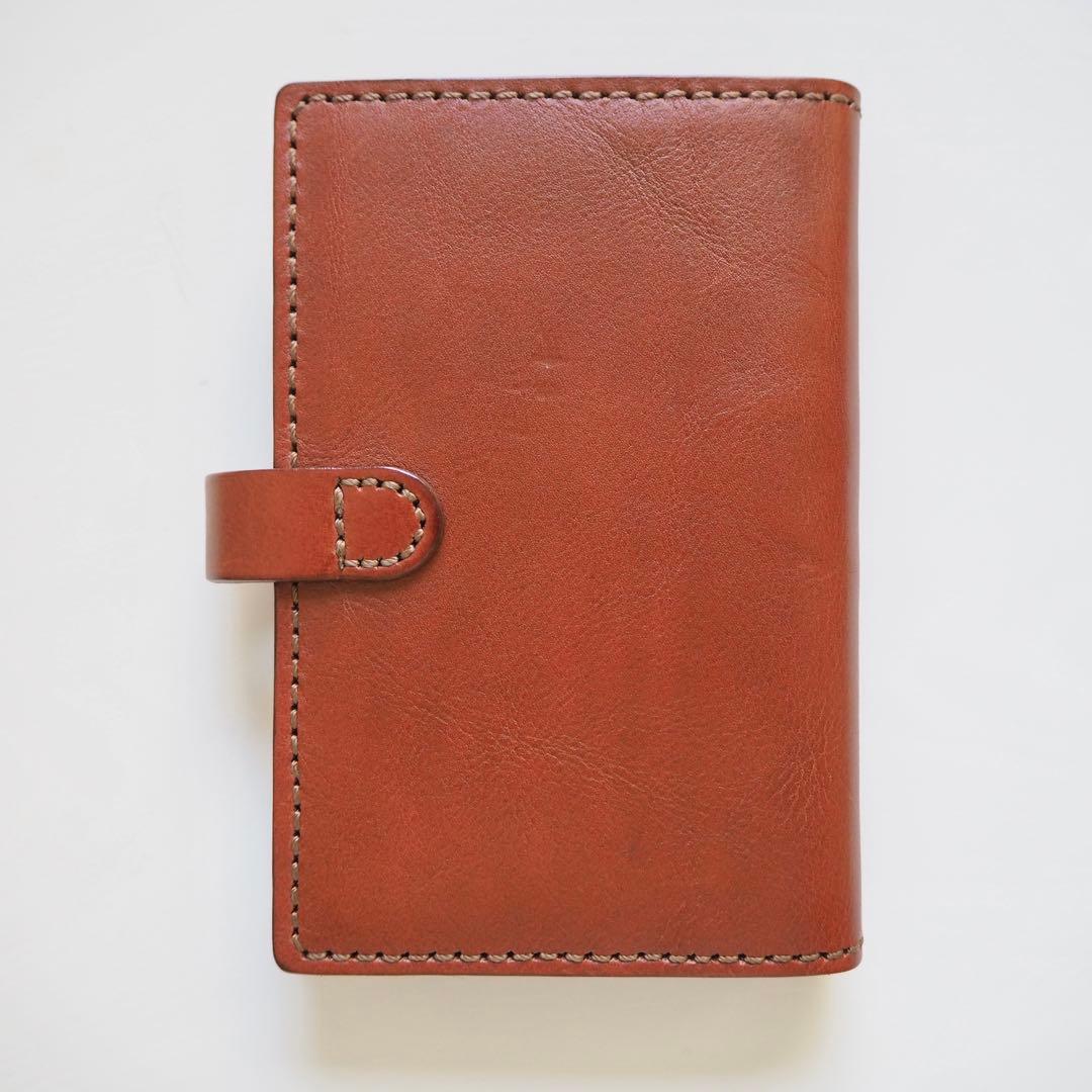 HERZ ミニ6システム手帳カバー KB-8 チョコ