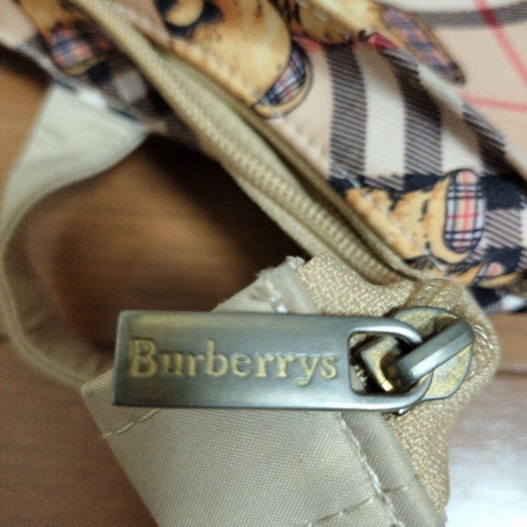 Burberrysバック バーバリー テディベア トートバック ノバチェック