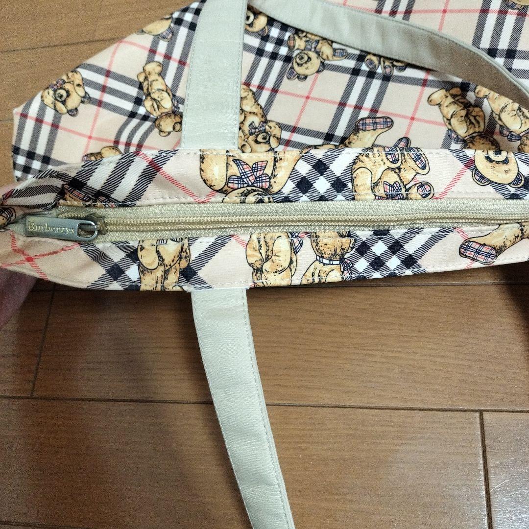 Burberrysバック バーバリー テディベア トートバック ノバチェック