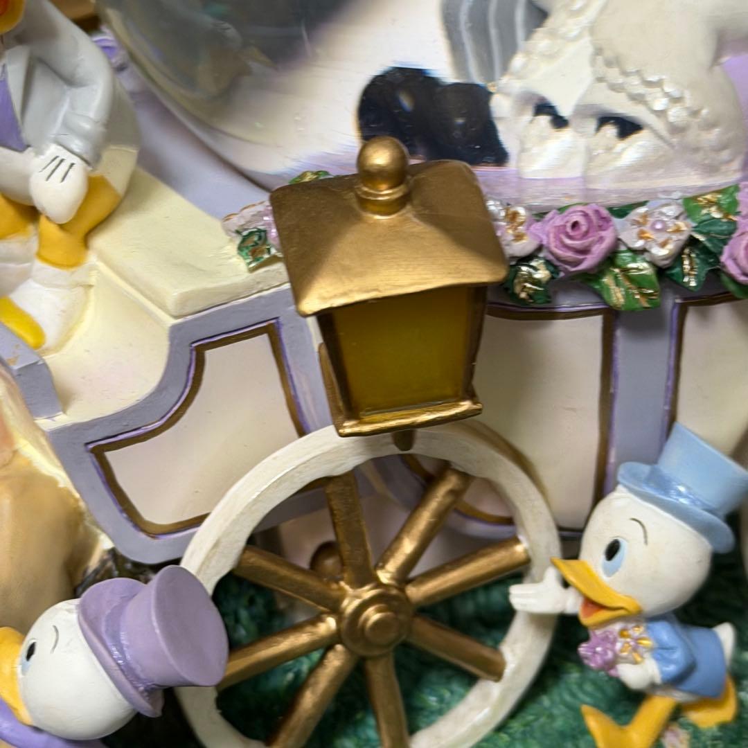 ディズニー　ミッキー＆ミニー　スノードーム　オルゴール