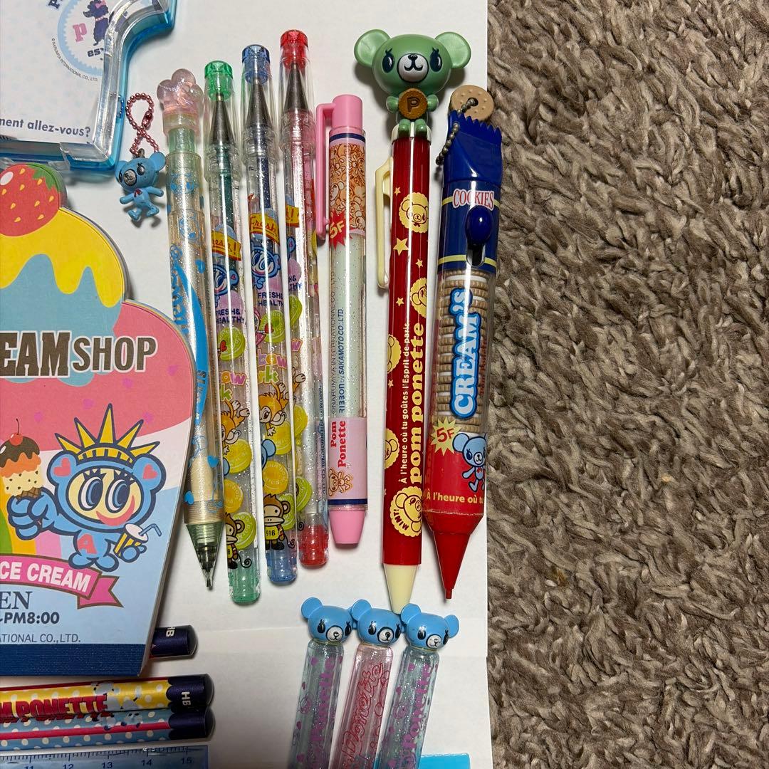 Mezzo Piano エンジェルブルー ポンポネット 文房具セット(平成文具)