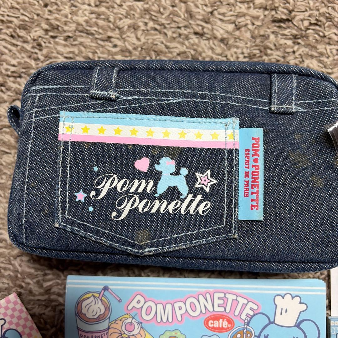 Mezzo Piano エンジェルブルー ポンポネット 文房具セット(平成文具)