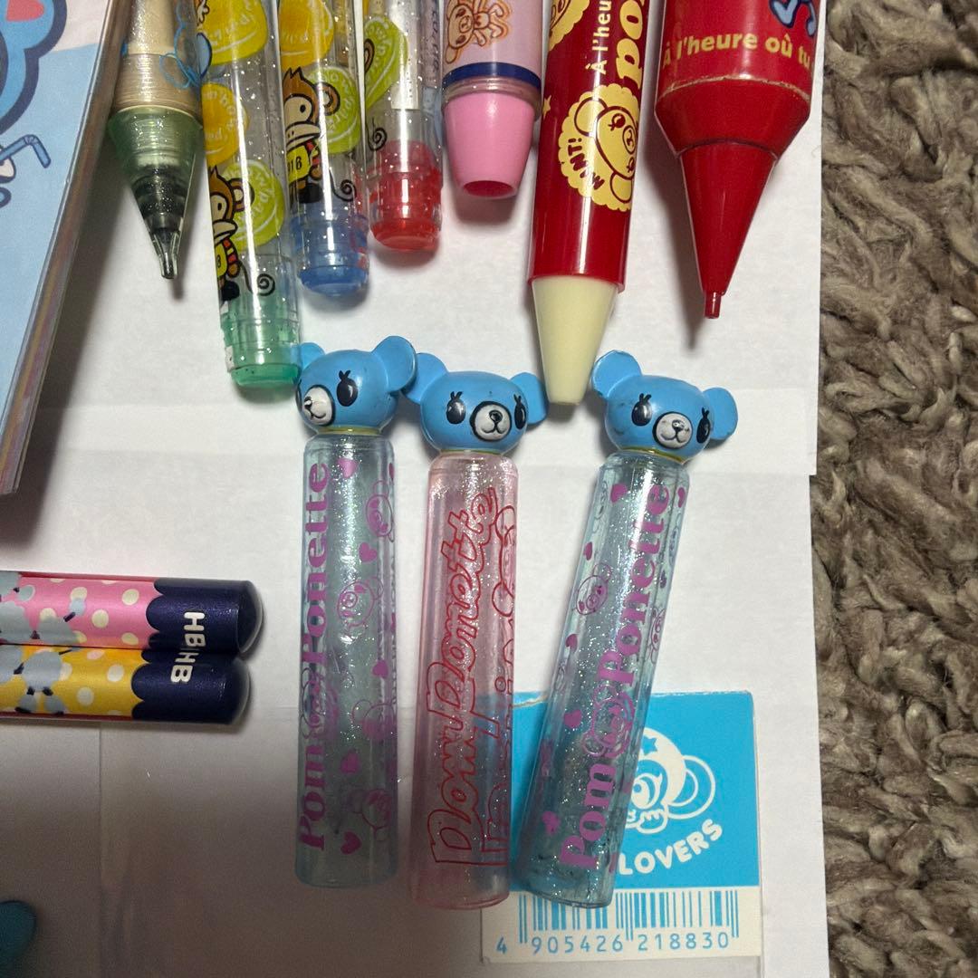 Mezzo Piano エンジェルブルー ポンポネット 文房具セット(平成文具)