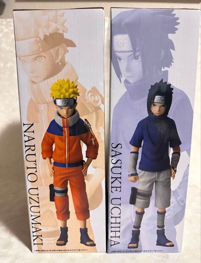 NARUTO 中人試験編　一番くじ　ナルト　サスケ フィギュア　Ａ賞　Ｂ賞