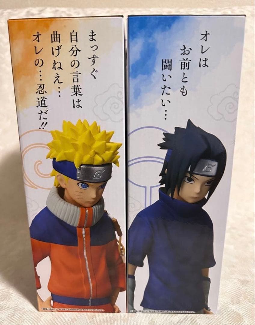 NARUTO 中人試験編　一番くじ　ナルト　サスケ フィギュア　Ａ賞　Ｂ賞