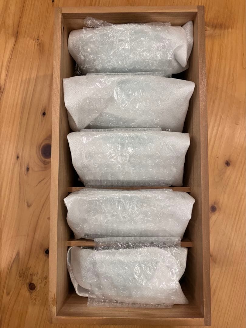 塚本快示　快山窯　青白磁　魚文　小鉢　5個セット