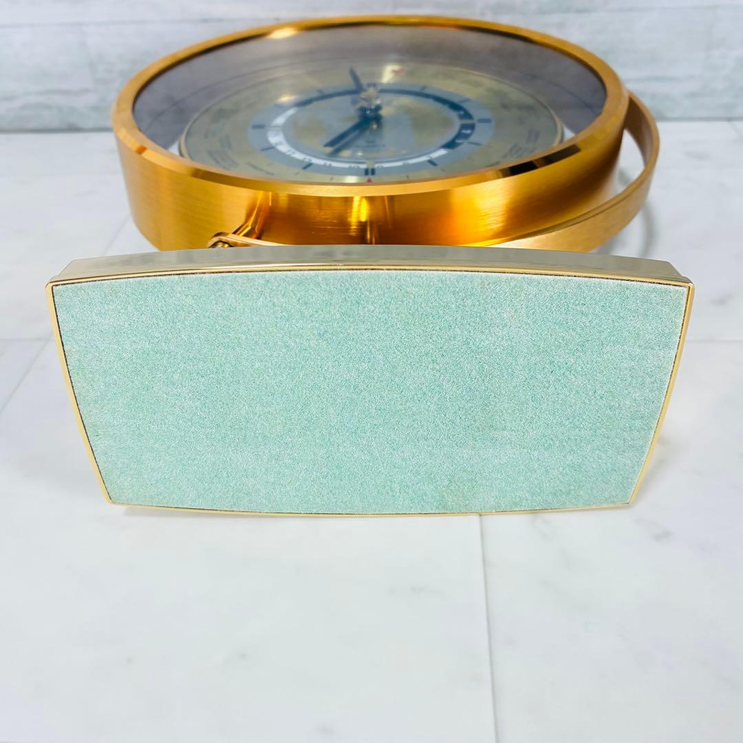 【希少・美品】CITIZEN シチズン ワールドタイム レトロ クォーツ 置時計