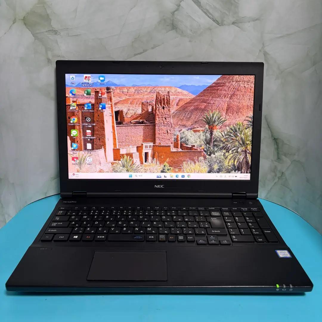 7世代i3★バッテリ◎NECノートPC★メモリ8GB＆SSD搭載★オフィス付