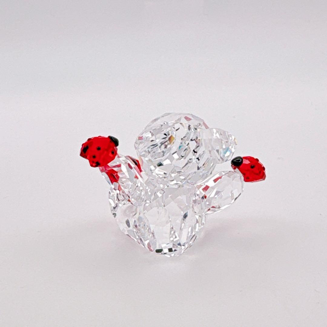 SWAROVSKI スワロフスキー クリスタル クマ てんとう虫 置き物
