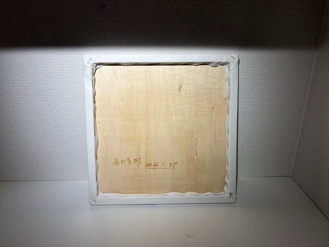 白馬の絵画 キャンバスアート ハンドメイド