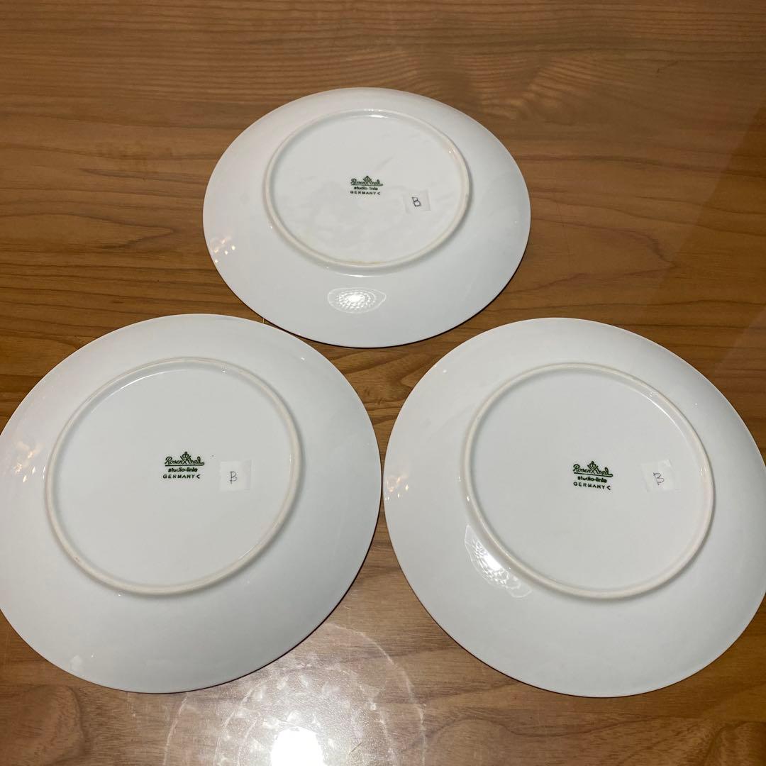 ピエモンテ　エミリオプッチ　ローゼンタール プレート　皿　3枚　ケーキ　パン