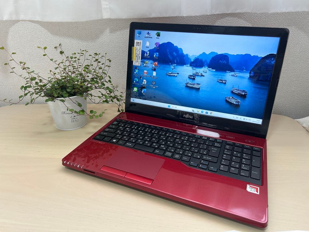 ✨初心者安心！富士通Win11/Office2019/新品SSD&16GBメモリ