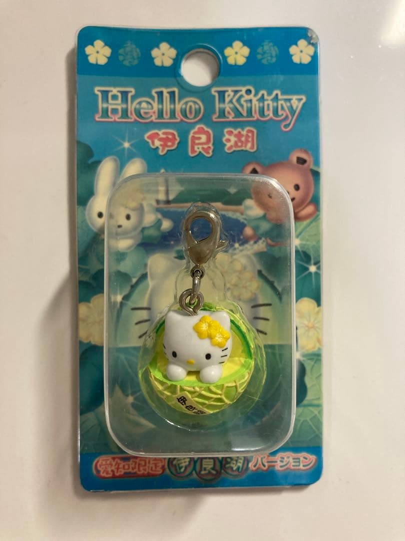 ご当地キティ ファスナーマスコット 蒲郡オレンジ 伊良湖メロン 愛媛いよかん