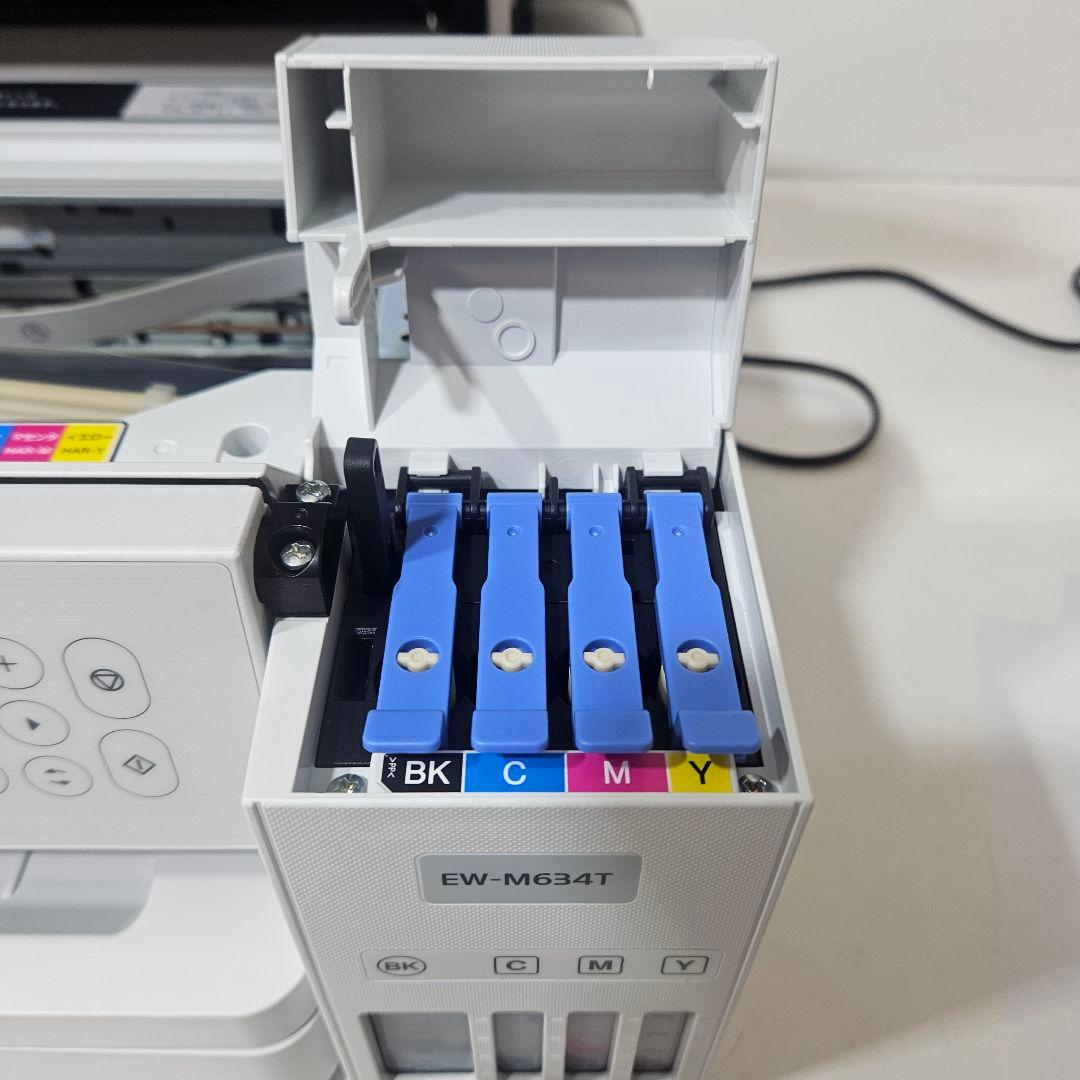 【極美品】EPSON EW-M634T インクジェットプリンター 印刷42枚