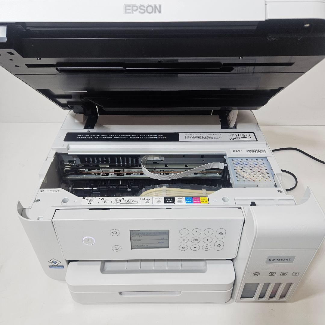 【極美品】EPSON EW-M634T インクジェットプリンター 印刷42枚