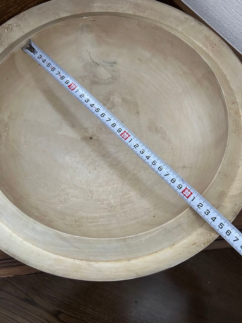 木のオブジェ アイボリー