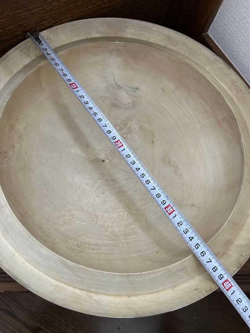 木のオブジェ アイボリー