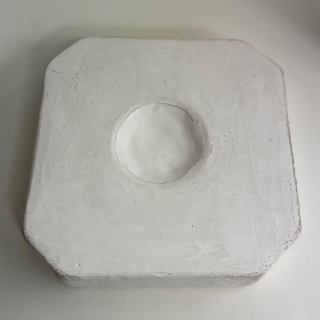 石膏デッサンモチーフ3点セット 立方体、円柱、球体