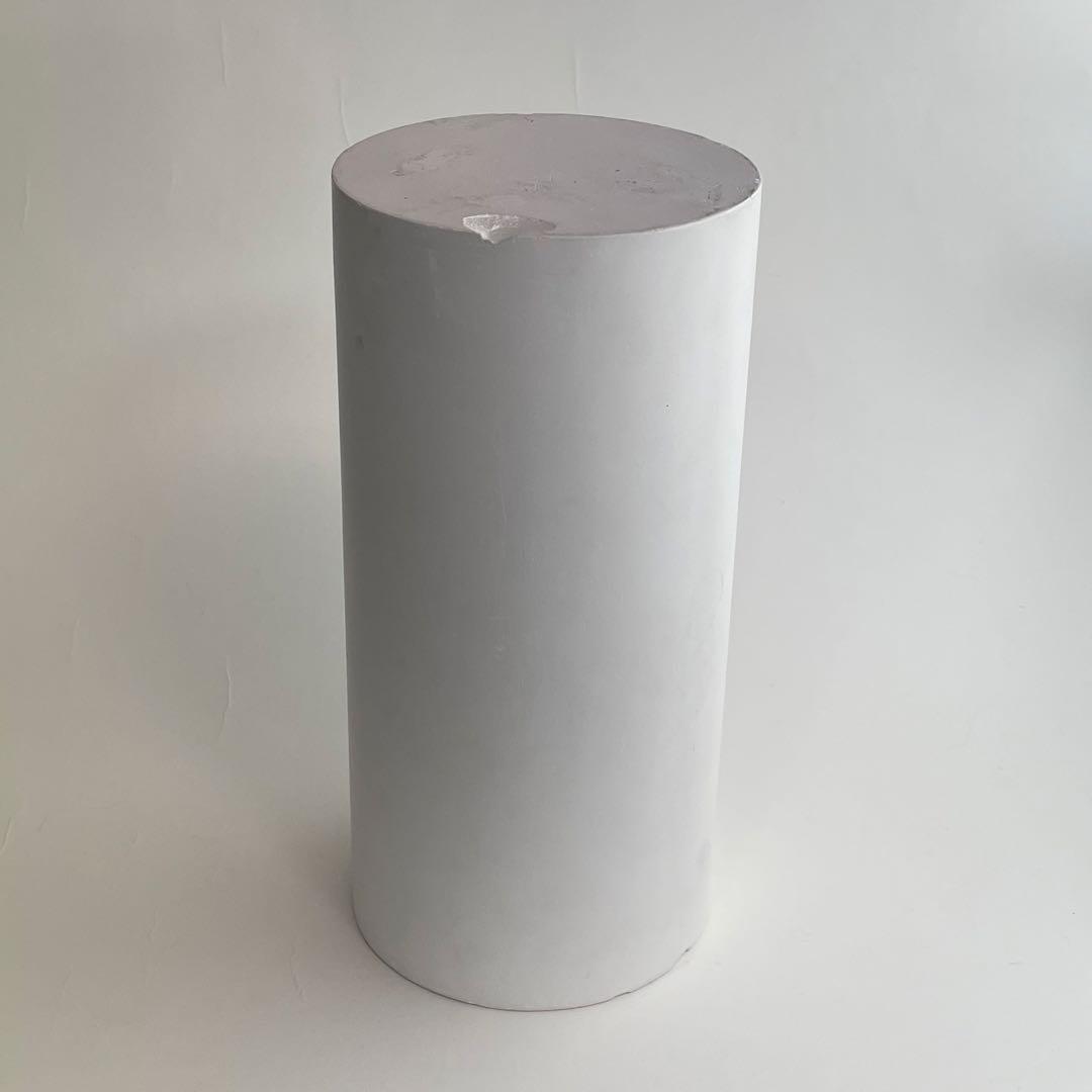 石膏デッサンモチーフ3点セット 立方体、円柱、球体