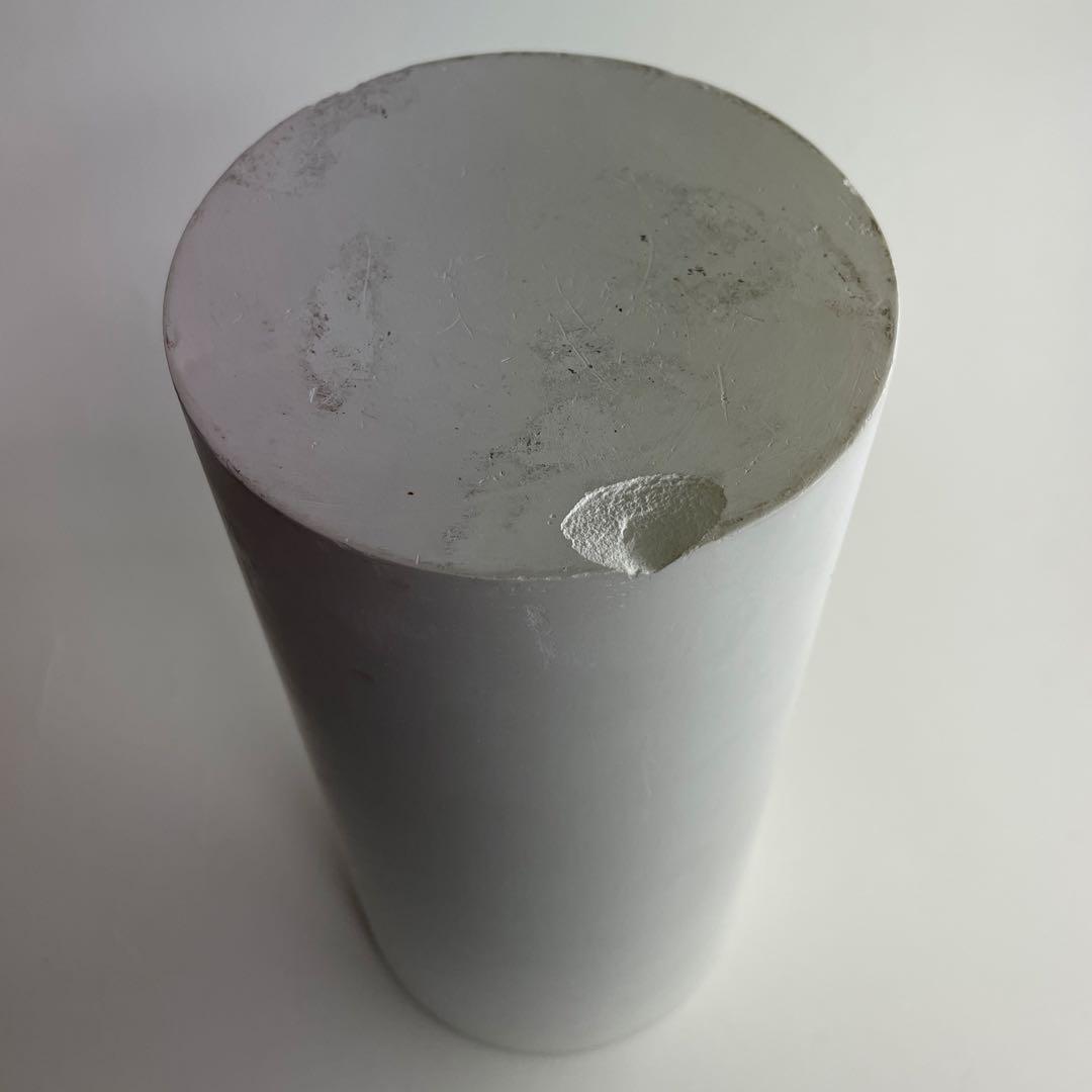 石膏デッサンモチーフ3点セット 立方体、円柱、球体