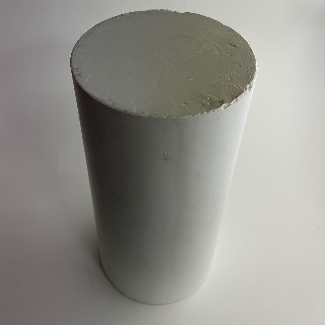 石膏デッサンモチーフ3点セット 立方体、円柱、球体