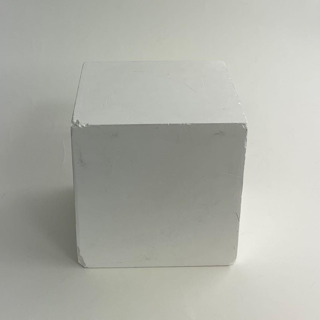 石膏デッサンモチーフ3点セット 立方体、円柱、球体